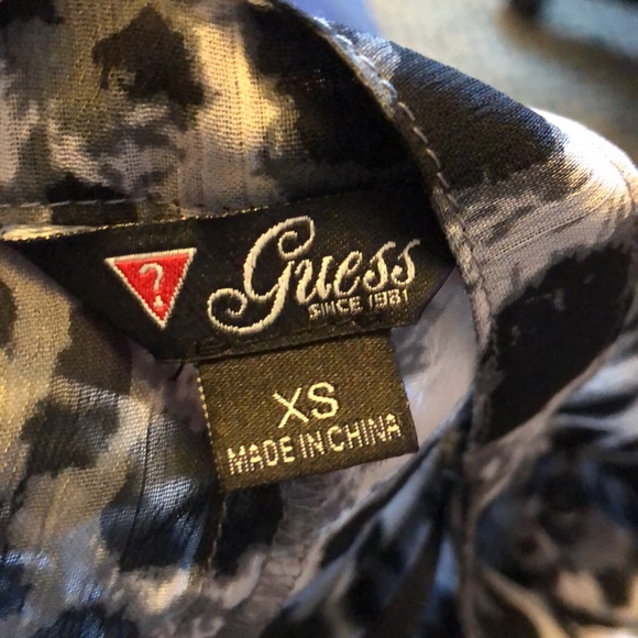 👑 Guess Cheetah Open Front Top XS - Picture 5 of 7